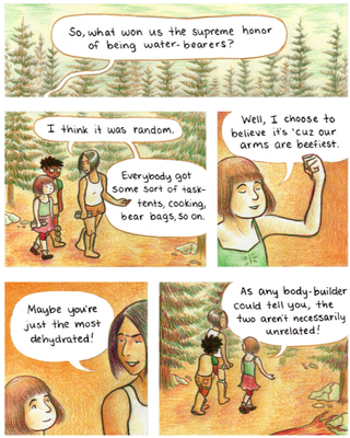Illustration for article titled As The Crow Flies examines marginalization and how much summer camp can suck in equal measureÂ